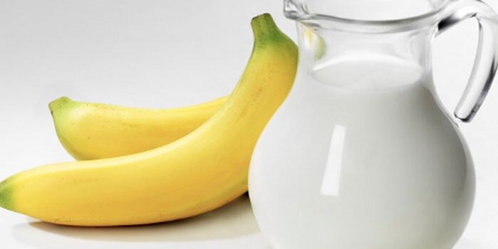 banāni un piens svara zaudēšanai